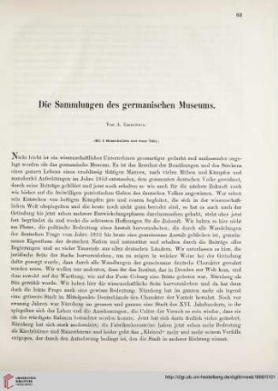 13: Die Sammlung des germanischen Museums