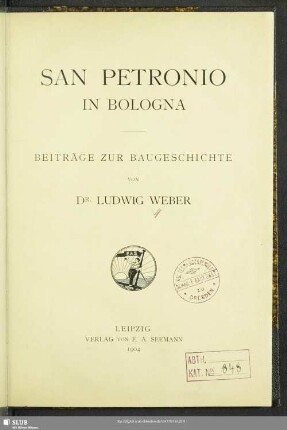 San Petronio in Bologna : Beiträge zur Baugeschichte
