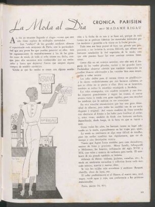 La moda al día : Crónica parisien