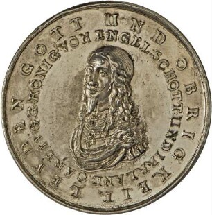 Medaille auf die Hinrichtung des englischen Königs Karl I., 1649