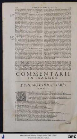 Psalmus Trigesimus Tertius.
