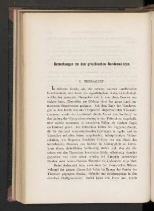Bemerkungen zu den griechischen Bundesmünzen