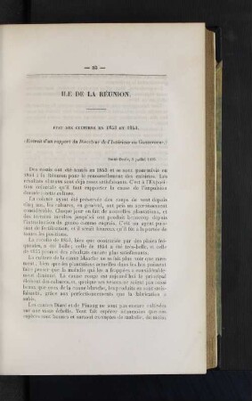 Ile de la Reunion.