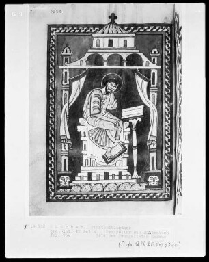 Evangeliar aus Raitenbuch — Evangelist Markus, Folio 70verso