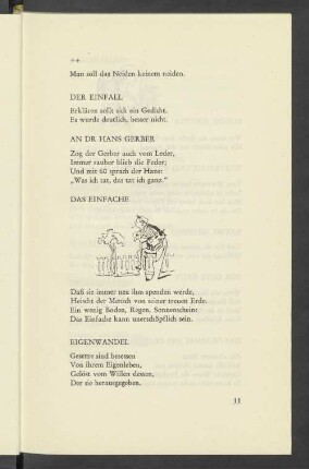 Man soll das Neiden keinem neiden