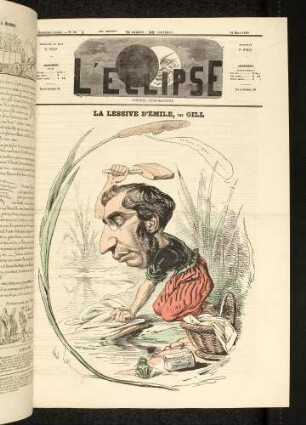 La lessive d'Émile, par Gill