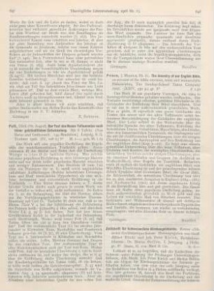 648 [Rezension] Prince, J. Maurice, The Ancestry of our English Bible, an account of the bible versions, texts and manuscripts