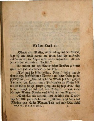 In Wald und Schloss : Novelle, 1