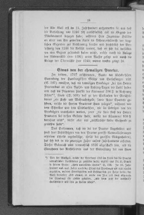 Etwas von der ehemaligen Praetur.