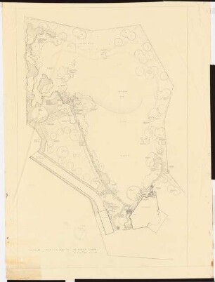 Garten Schütte, Teupitz: Gartenplan 1:100