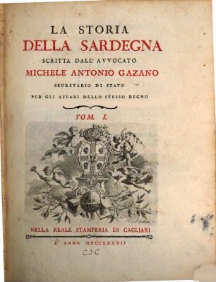 La Storia Della Sardegna, 1