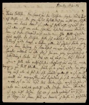 Brief von Dorothea Grimm an Charlotte Amalie Grimm
