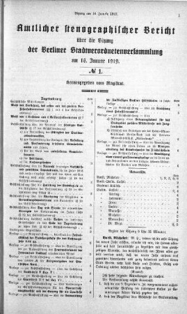 No 1, 16. Januar 1991