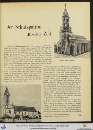 Der Schutzpatron unserer Zeit.