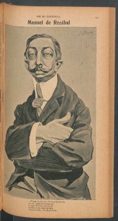 Manuel de Rezábal - [Caricatura] : De mi Guignol