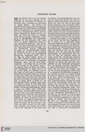 33: Amandus Faure