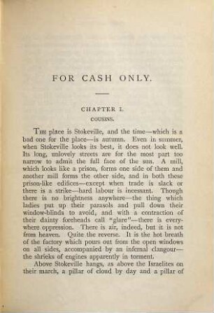 For cash only : a novel ; in two volumes, 1