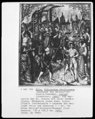Das Martyrium der heiligen Ursula und ihrer Gefährtinnen