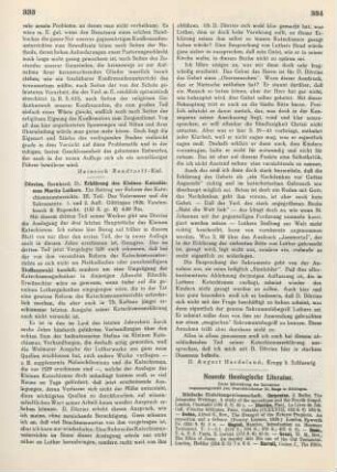 333-334 [Rezension] Dörries, Bernhard, Das Vaterunser und die Sakramente