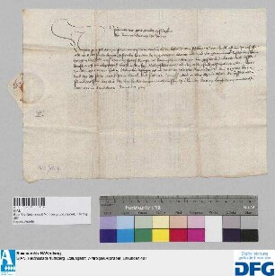 Johann Pfalzgraf und Herzog von Bayern ersucht die Stadt Nürnberg Friede zu halten, damit der Frawnberger zu dem Tag nach Lengvelt komme.
