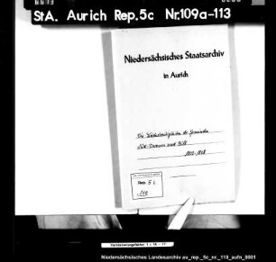 Die Weidestreitigkeiten der Gemeinden Süd-Dunum und Brill