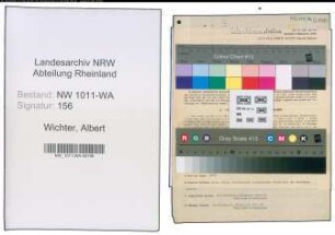 Entnazifizierung Albert Wichter , geb. 11.11.1896 (Stadtkassen Direktor)
