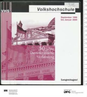 Programm 2. Semester 1999/2000