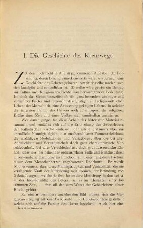 Die XIV Stationen des heiligen Kreuzwegs : eine geschichtliche und kunstgeschichtliche Studie, zugleich eine Erklärung der Kreuzweg-Bilder der Malerschule von Beuron