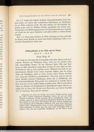 Stellungskämpfe an der Vesle und bei Reims