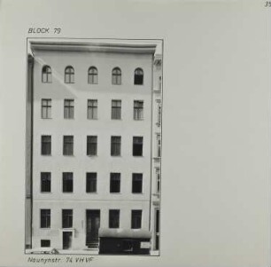Fotografie: Naunynstr. 74, um 1981