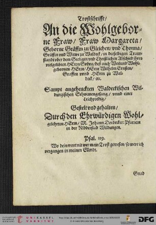 Trostschrifft