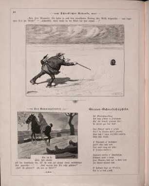 "Schrecklicher Gedanke" "Der Sonntagsreiter"