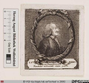 Bildnis Johann Christian Senckenberg