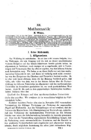 Mathematik