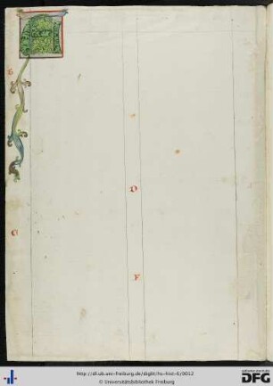 [1v - 12v] Schlagwortregister A-F.