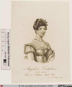 Bildnis Angelica Catalani (verehel. Valabrègue)