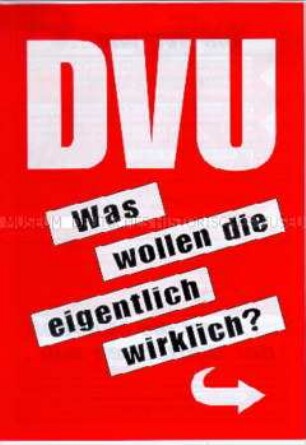 Programmatische Schrift der DVU zur Bundestagswahl 1998