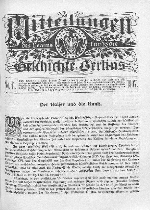 Der Kaiser und die Kunst