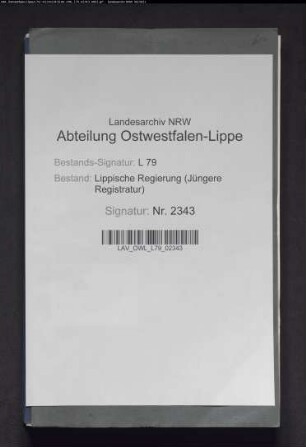 Gewerbliche Verhandlungen aus dem Amt Varenholz