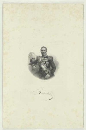 Bildnis des Wilhelm Johann Theodor Friedrich Baron von Rahden