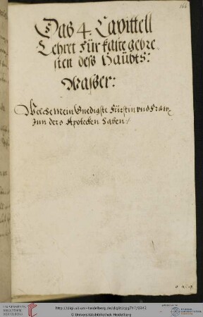 Teil VII: Medizinische Rezeptsammlung (Fragment)