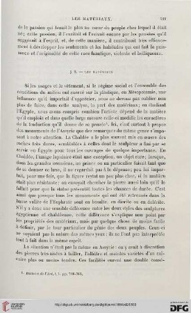 § 2: Les matériaux