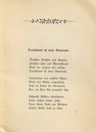 Deutschland ist mein Vaterland! : Gedichte