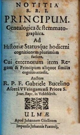 Notitia S.R.I. principum