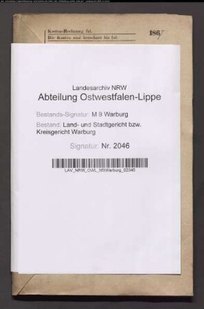 Erblasser: Beine, Anna Maria Theresia: