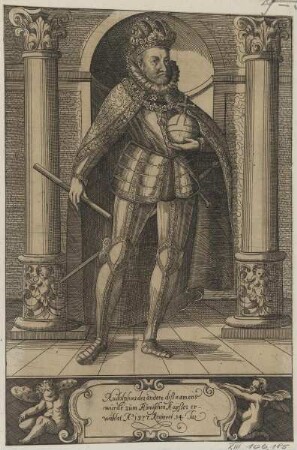 Bildnis des Rudolphus II., römisch-deutscher Kaiser