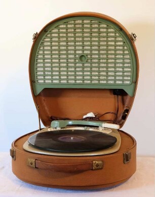 Tragbarer Plattenspieler Philips NG 1361/95 c "Hutschachtel"