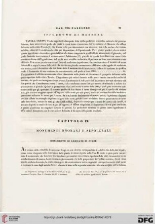 Capitolo IX: Monumenti onorarj e sepolcrali