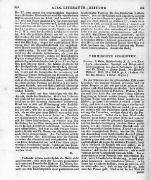 Knebel, K. L. v.: Literarischer Nachlaß und Briefwechsel. Hrsg. v. K. A. Varnhagen von Ense und T. Mundt. Bd. 1. Leipzig: Reichenbach 1835