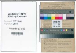Entnazifizierung Elise Finkenberg, geb. 14.09.1921 (Lehrerin)